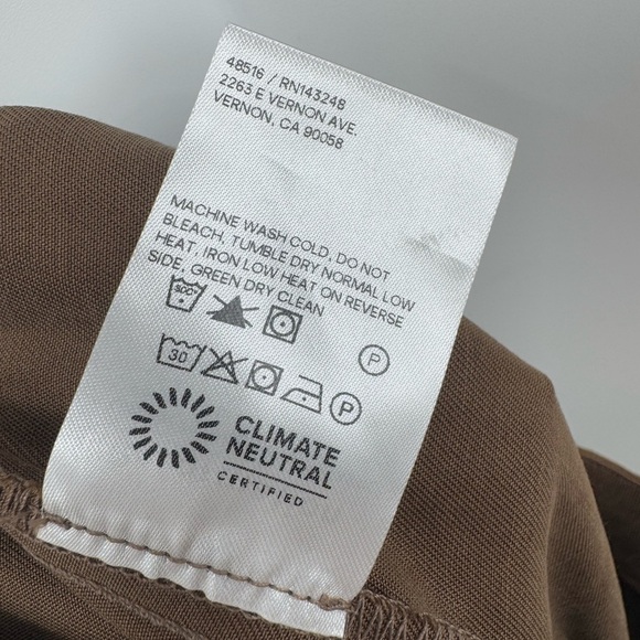 Reformation Mason Pants Size 0 B2326 - Picture 7 of 7